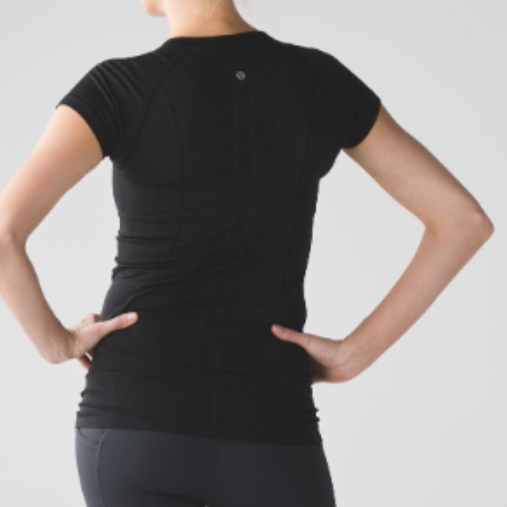 Lululemon Swiftly Tech Short Sleeve Crew - Black - image 2